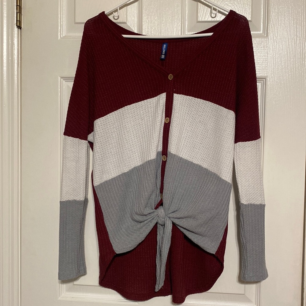 Iwollence Waffle Knit Sweater